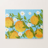 サマーオレンジツリーガーデン ジグソーパズル (横)