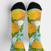 サマーオレンジツリーガーデン ソックス (上部)