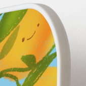 サマーオレンジツリーガーデン ピックルボールラケット (左詳細)