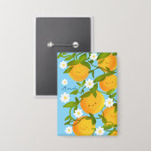 サマーオレンジツリーガーデン 缶バッジ (正面/裏面)