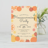 サマーオレンジハウスウォーミングパーティの招待状 招待状 (スタンド正面)
