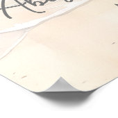 サマーオンザビーチ結婚式ウェルカムサイン ポスター (角)