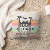 サマーオンビーチ |パーソナライズされた | クッション (ブランケット)