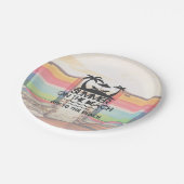 サマーオンビーチ |パーソナライズされた | ペーパープレート (アングル)