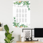 サマーオーチャードシーティングプランポスター ポスター (ホームオフィス)