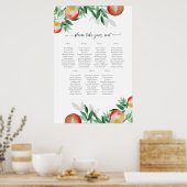 サマーオーチャードシーティングプランポスター ポスター (キッチン)