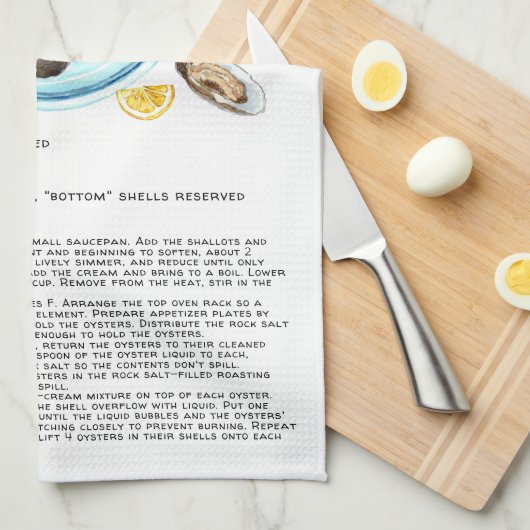 サマーカイターロースト|レシピ手織りティータオル キッチンタオル (四つ折り)