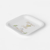 サマーカクテルウィメンズバースデーパーティー ペーパープレート (傾斜あり)