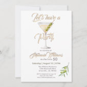 サマーカクテルウィメンズバースデーパーティー 招待状 (正面)