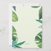 サマーカクテルパーティの招待状 招待状 (裏面)