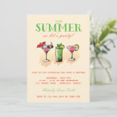 サマーカクテルパーティー 招待状 (スタンド正面)