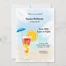 サマーカクテル 招待状