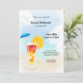 サマーカクテル 招待状 (スタンド正面)