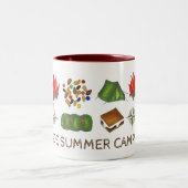 サマーカスタムカンプテントファイヤートレイルミックスコンパス ツートーンマグカップ (中央)