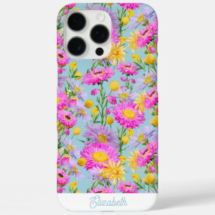 サマーカスタムコテージガーデンブルー iPhone 16 PRO MAXケース