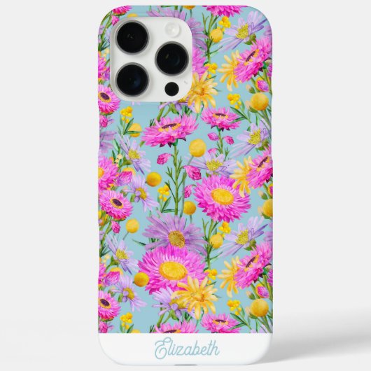 サマーカスタムコテージガーデンブルー Case-Mate iPhoneケース (裏面)
