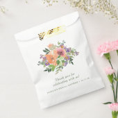 サマーカスタムフローラサンキューブライダルシャワー フェイバーバッグ (封をした状態)