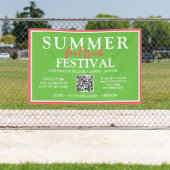 サマーカスタムフードトラックフェスティバルイベント 横断幕 (インサイチュ)