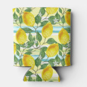 サマーカスタム地中海のレモン果実模様 缶クーラー (裏面)