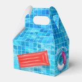 サマーカッコいいプールパーティースイミングウォーターおもしろい フェイバーボックス (裏面サイド)