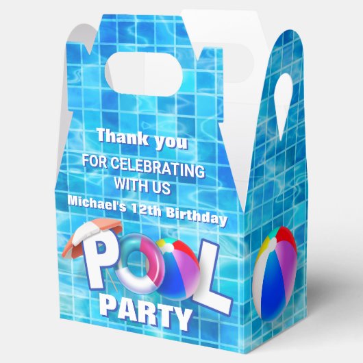 サマーカッコいいプールパーティースイミングウォーターおもしろい フェイバーボックス (オープン)