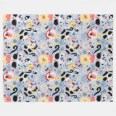 サマーカッコいい子猫 フリースブランケット (正面(横))