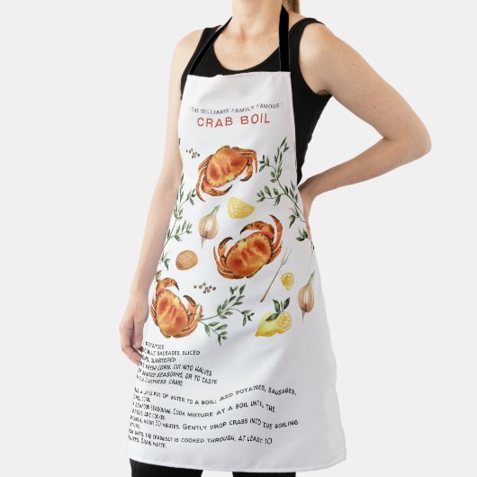 サマーカニが煮立つ|レシピ重宝エプロン エプロン (インサイチュ)