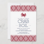 サマーカニ煮沸パーティー 招待状 (正面)