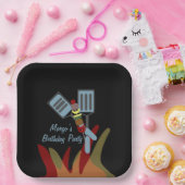 サマーカバスクックアウトパーク誕生日 ペーパープレート (パーティー)