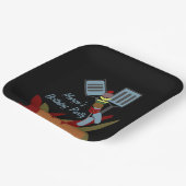 サマーカバスクックアウトパーク誕生日 ペーパープレート (傾斜あり)