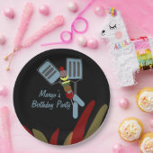 サマーカバスクックアウトパーク誕生日     ペーパープレート (パーティー)