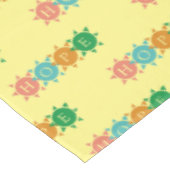 サマーカラフルおもしろいサンホープTableloth テーブルクロス (アングル)