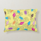 サマーカラフルアイスクリームアイスポップ アクセントクッション (正面)