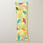 サマーカラフルアイスクリームアイスポップ ボディピロー (正面縦)