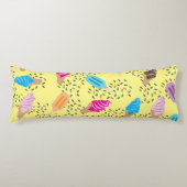 サマーカラフルアイスクリームアイスポップ ボディピロー (正面)