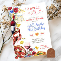 サマーカラフルイタリアン誕生日