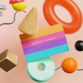 サマーカラフルパーソナライズされた名刺 名刺