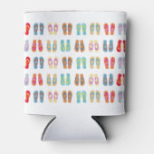 サマーカラフルビーチパーティービーチサンダルクーラーボックス 缶クーラー (正面)