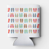 サマーカラフルビーチパーティービーチサンダルクーラーボックス 缶クーラー (裏面)