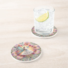 サマーカラフルフェアリー蝶 コースター