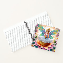 サマーカラフルフェアリー2イラストレーション ノートブック