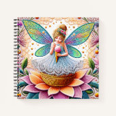 サマーカラフルフェアリー2イラストレーション ノートブック (正面)