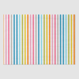 サマーカラフルレインボーストライプズ 薄葉紙