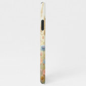 サマーカラフルワイルドフラワーフローラウォーターカラーアート iPhoneケース (右側)