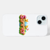 サマーカラフル文字 Case-Mate iPhoneケース (裏面 (横))