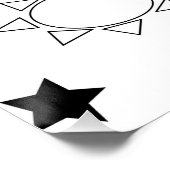 サマーカラーリングマットビーチテーマ ポスター (コーナー)