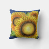 サマーカントリーひまわり装飾用クッションギフト クッション (裏面)