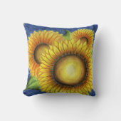 サマーカントリーひまわり装飾用クッションギフト クッション (正面)