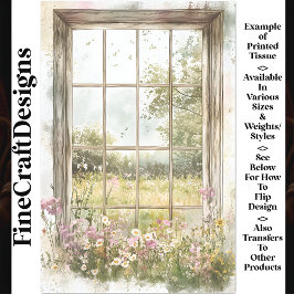 サマーカントリー側&ウッドウィンドウAN6デコページ 薄葉紙