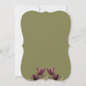 サマーガーデンの花々 チューリップ グリーン ウェディング (裏面)